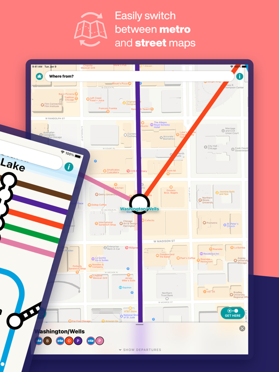 Screenshot #5 pour Chicago L Metro Map