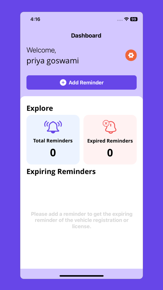 #6. Renewal Reminder App (iOS) 由: GOLDEN SAVE PTY LTD