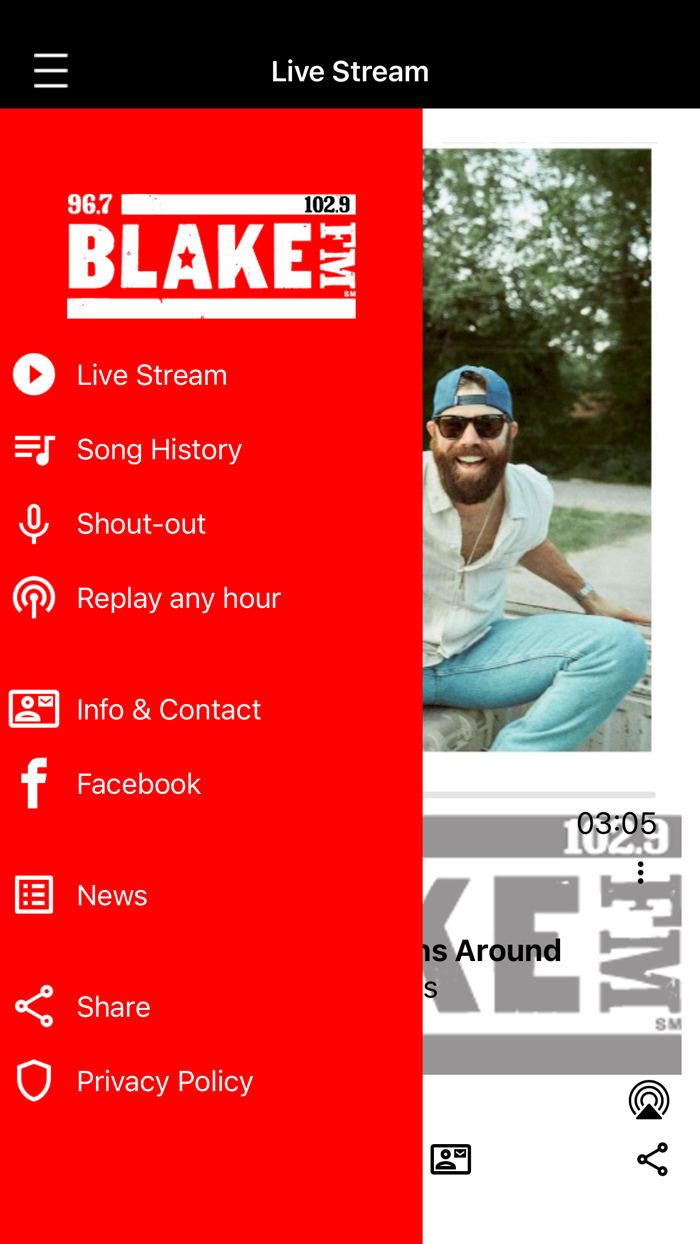 96-7 and 102-9 BLAKE-FM