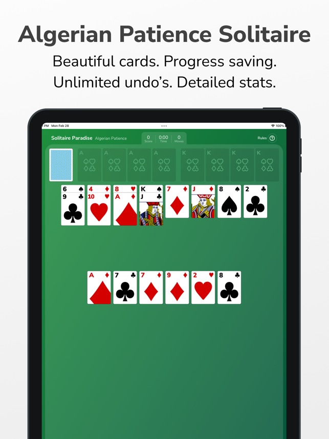 Algerian Patience Solitaire⋆ on the App Store