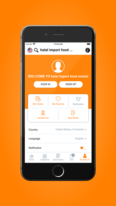 Halal Import Food Market Screenshot