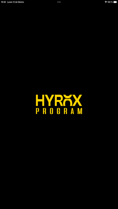 Hyrox Program Screenshot