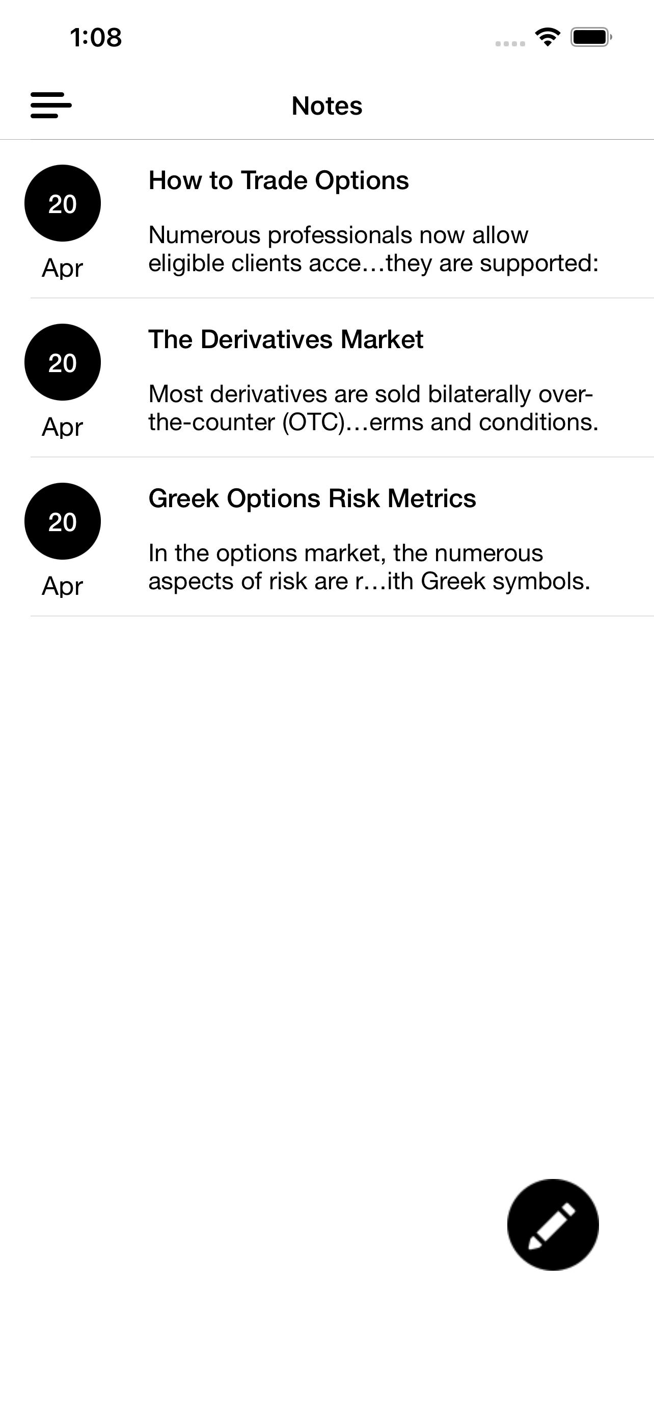 Options Trading Course