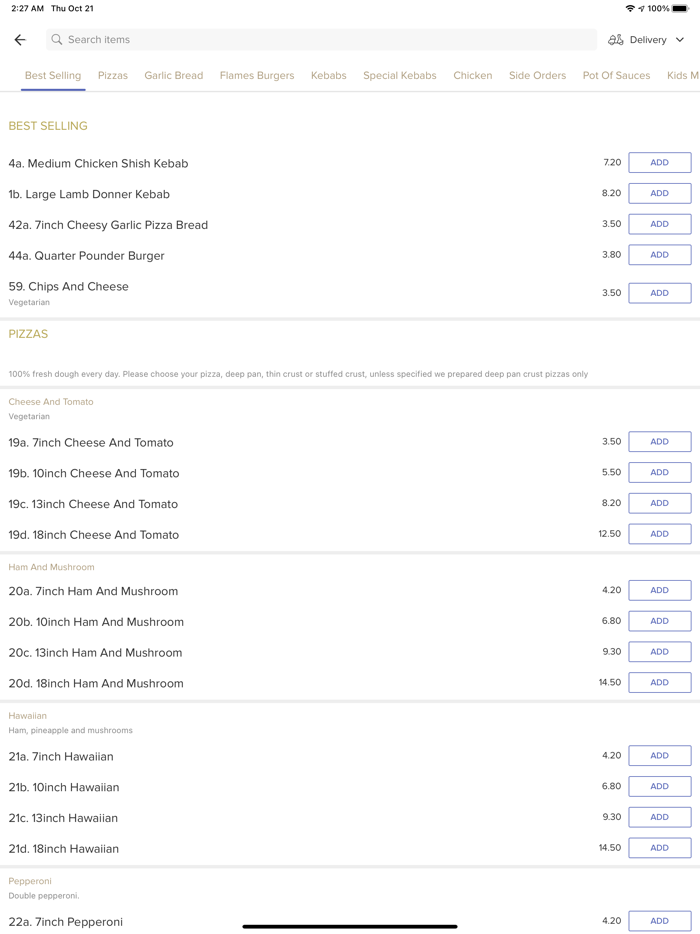 Flames Pizza Romford