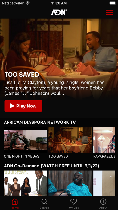 AFRICAN DIASPORA NETWORK TV Screenshot