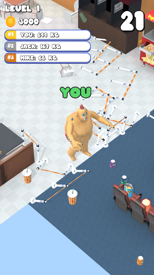 #4. Fat Eaters Challenge (iOS) By: Maqna Interactive Ltda - Me