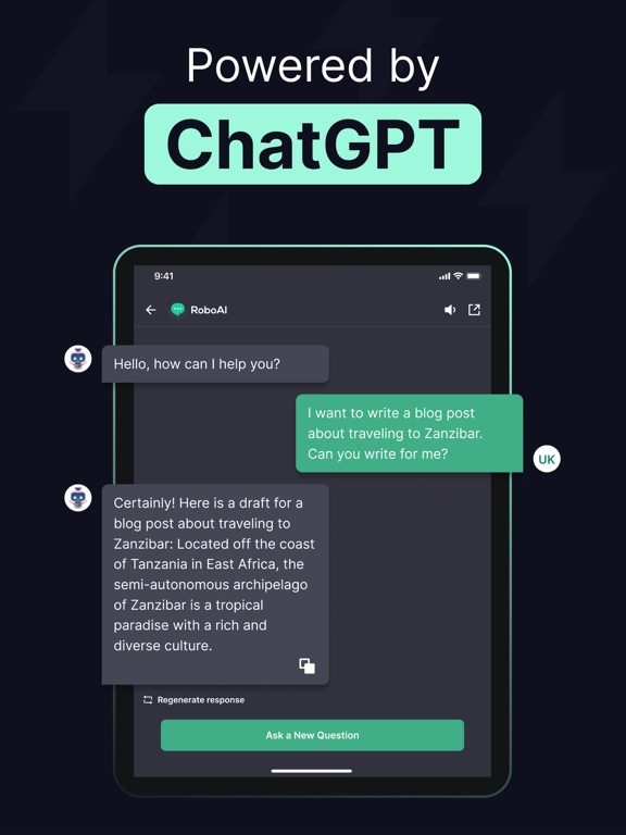 Screenshot #2 for Chat & Ask with RoboAI Bot
