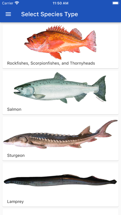West Coast Fish ID Screenshot