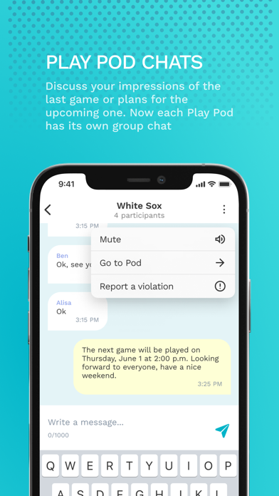 Pickup Sports for Families Screenshot