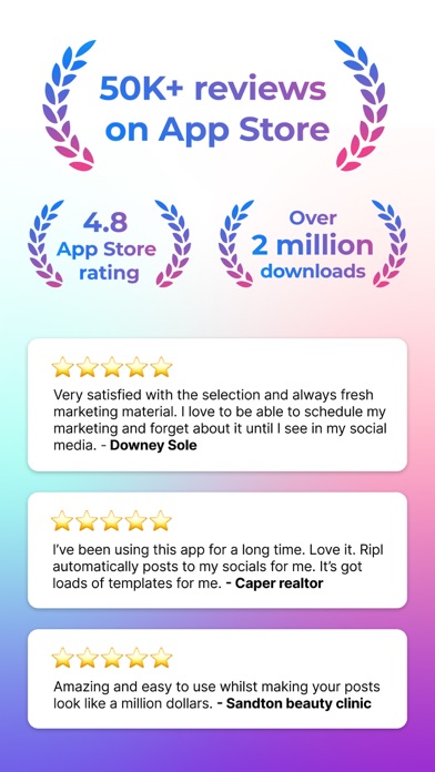 Ripl: Social Media Marketing Screenshot