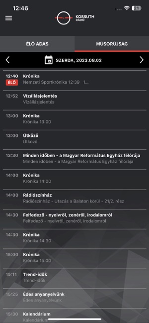 Kossuth Rádió on the App Store