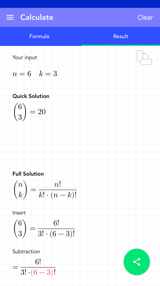 #5. Binomial Coefficient PRO (iOS) 由: Glindemann, Sennoun, Langer GbR
