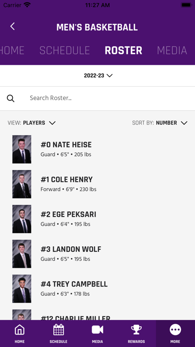 UNI Panther Athletics Screenshot