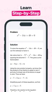 mathgpt ai homework helper iphone screenshot 2