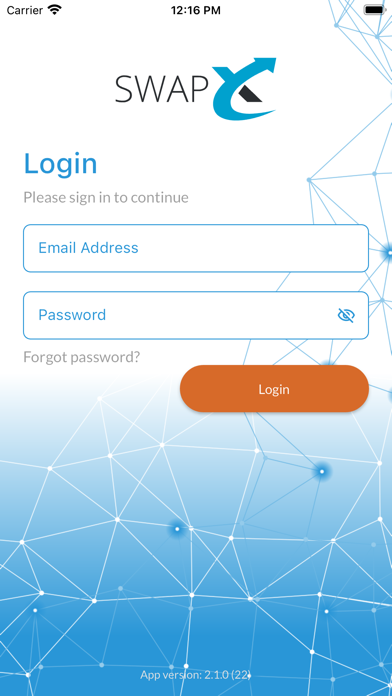 SWAPX App Screenshot