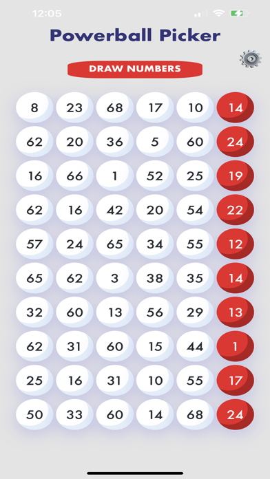 Powerball Pick Screenshot