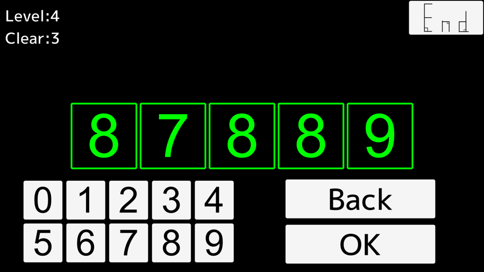 #3. FlashNumbers:Train your memory (iOS) 由: Jun Koizumi