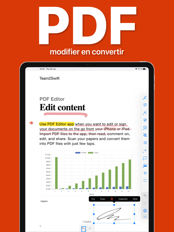 Screenshot #4 pour Modifier PDF