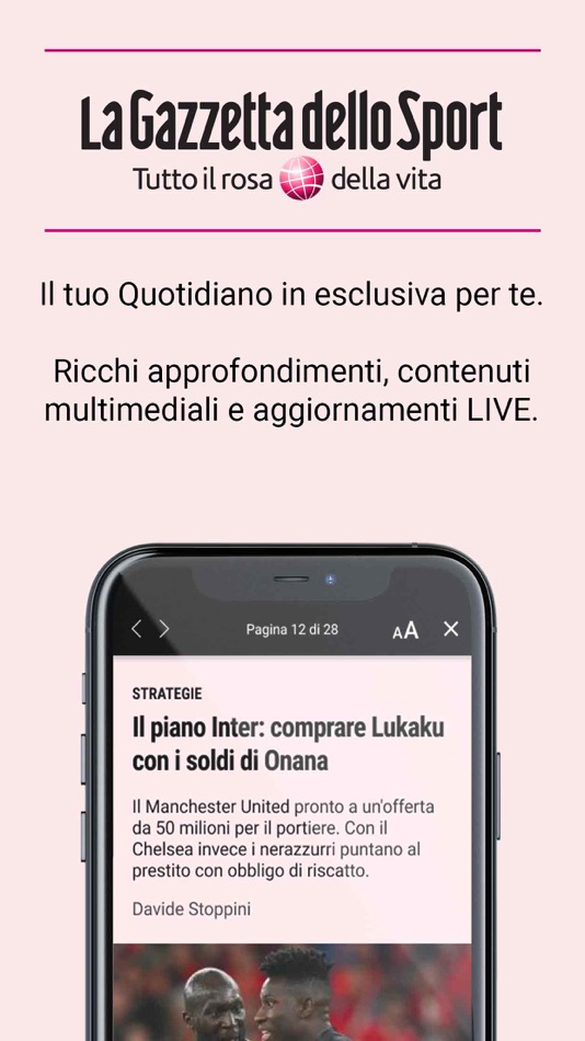 #1. Gazzetta Reader (iOS) Podle: RCS MediaGroup S.p.A.