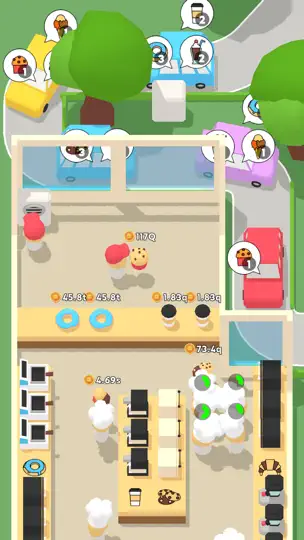 Screenshot von Eatventure auf dem iPhone 4