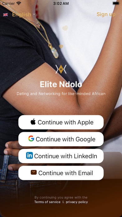 Elite Ndolo - Afro Dating Screenshot