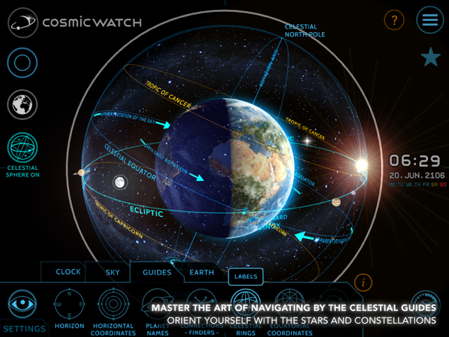 Capture d'écran de Cosmic-Watch