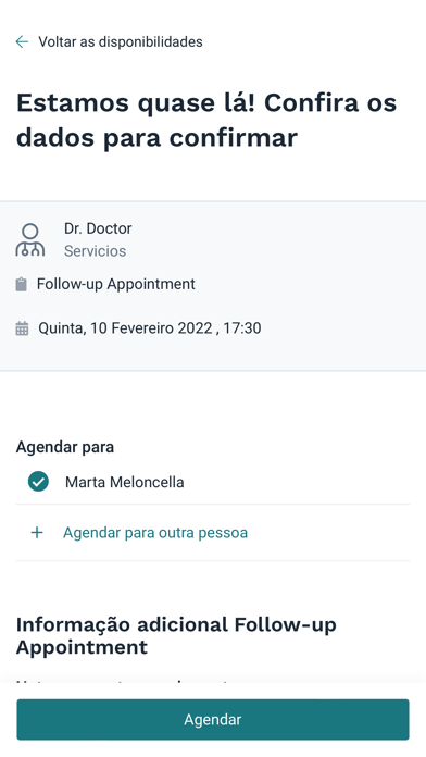 PACIENTE HSFA Screenshot