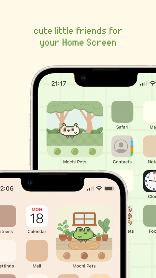#1. Mochi Pets - Cute Pet Widget (iOS) 由: Dillon Mok