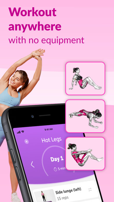FitHer: Daily Fitness Workoutsのおすすめ画像3