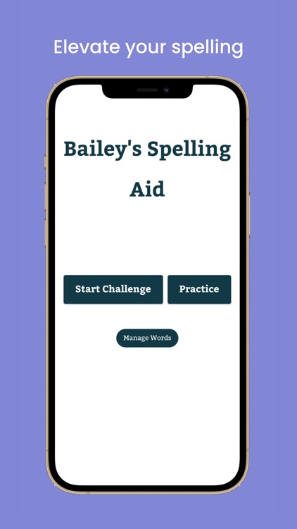Bailey's Spelling Aid