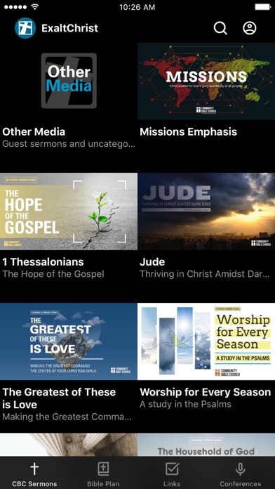 Exalting Christ Ministries Screenshot