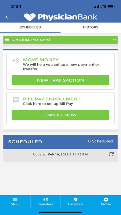 Physician Bank Mobile Screenshot