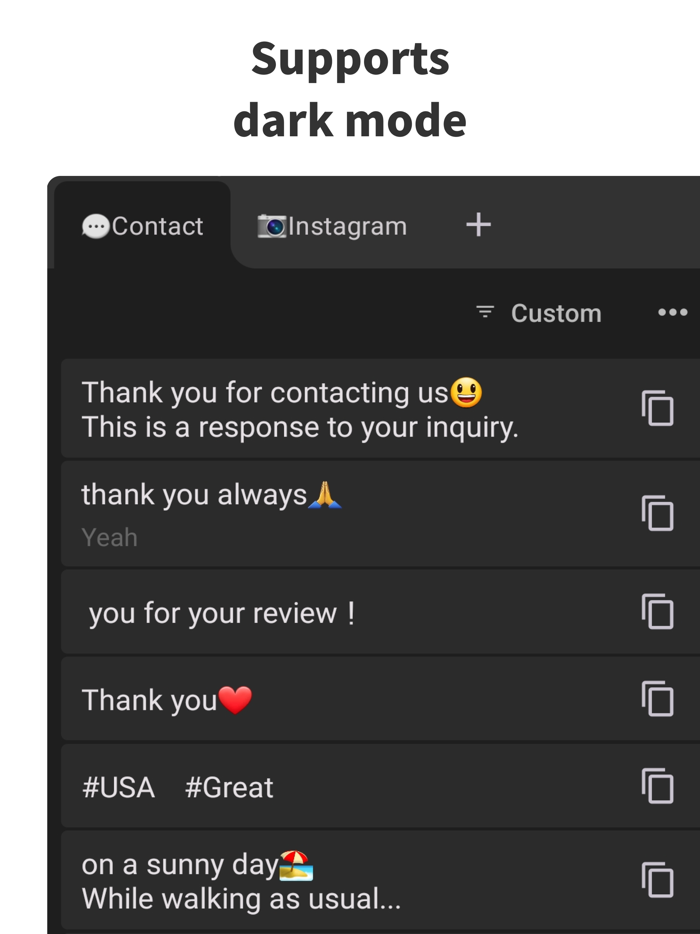 Copipe - clipboard and tab