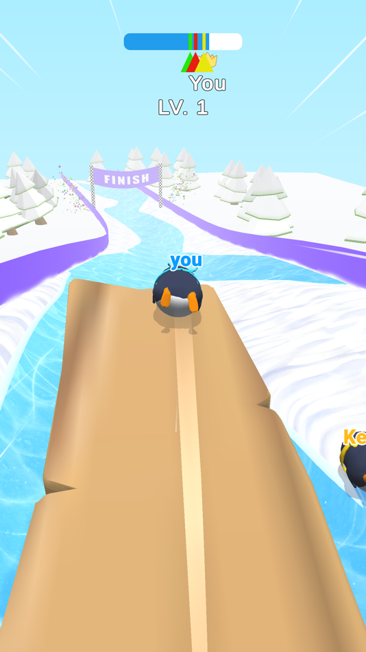 #3. Penguin Snow Race (iOS) Podle: Noor Creative, LLC