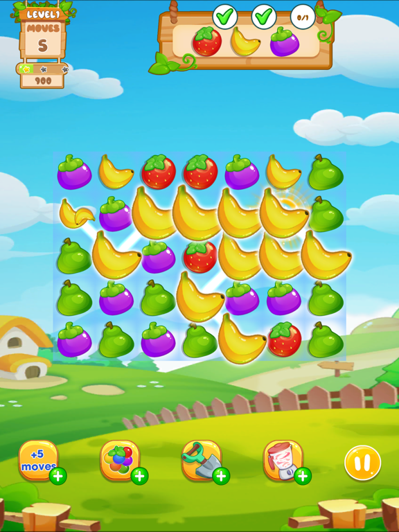 Fruit garden match 3