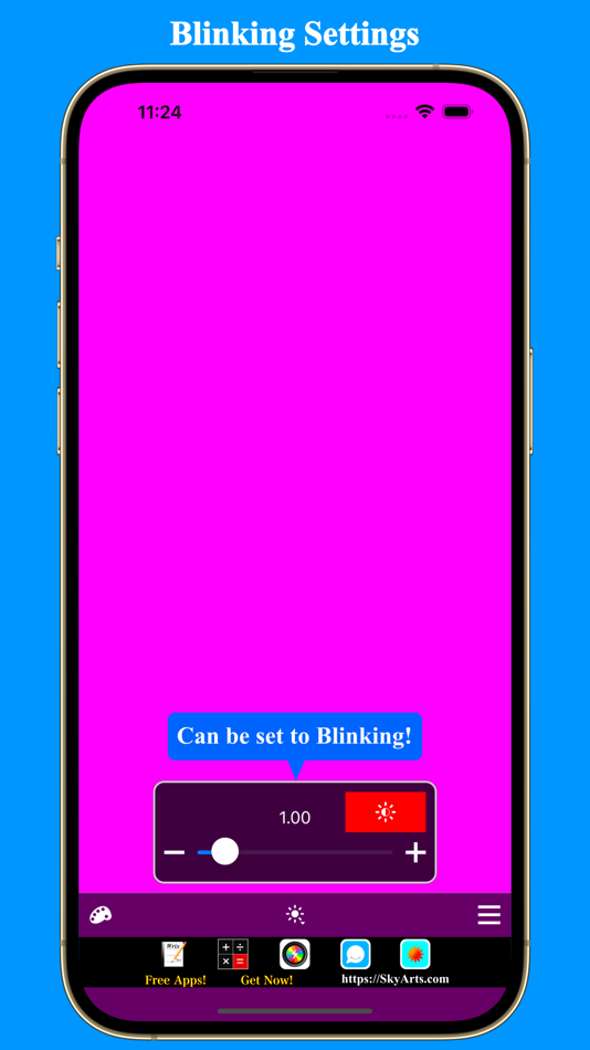 #2. Brighter Lite - Colored Light (iOS) 由: YONEKAWA Hideki