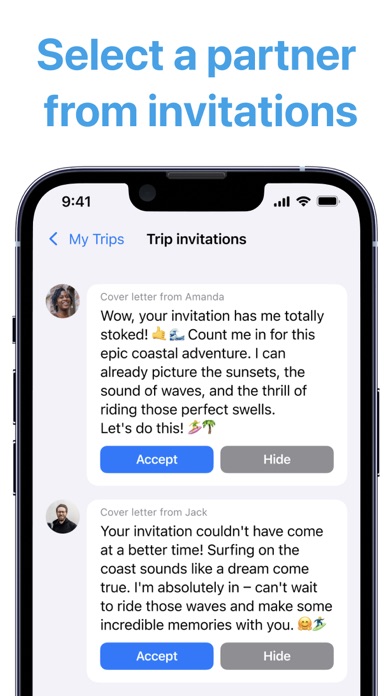 Trip Tandem - travel together Screenshot