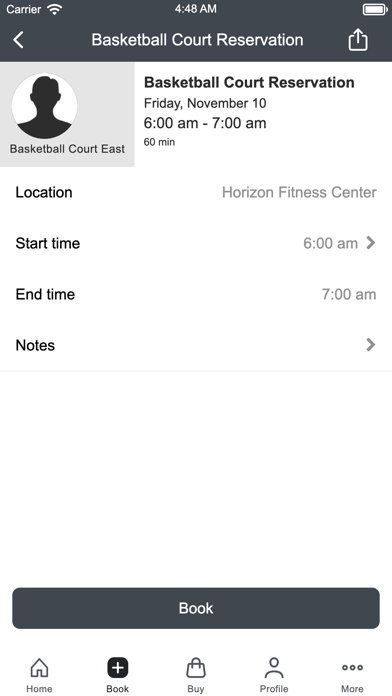 Fitness Center Horizon Screenshot