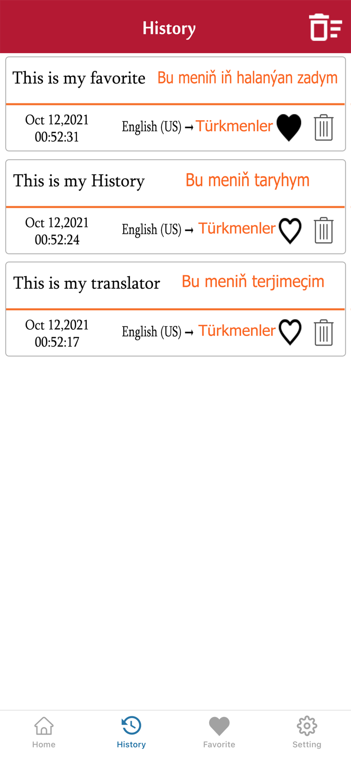 English To Turkmen Translator