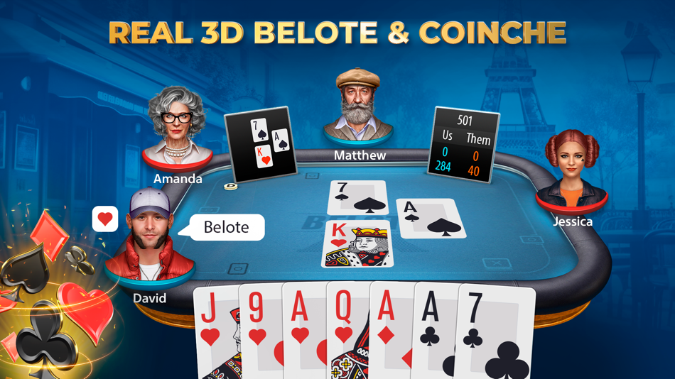 Belote & Coinche by Pokerist - 62.10.0 - (iOS)
