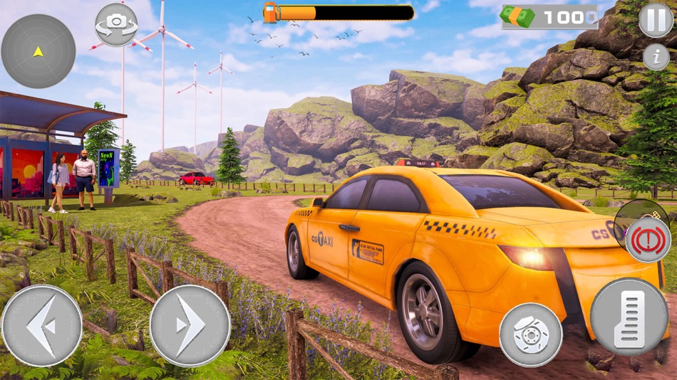 #2. Taxi Driving: Car Driver Sim (iOS) By: Muhammad Asif