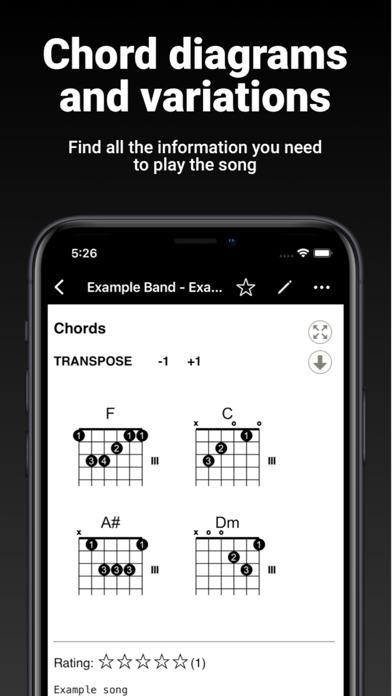 Screenshot #3 pour GuitarTab - Tabs & chords Pro