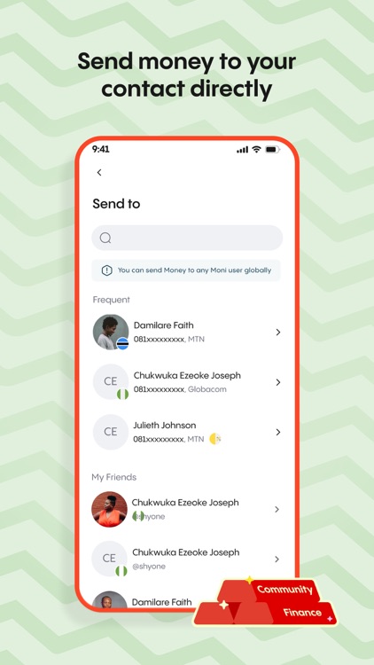 Moni by Rank: Save.Spend.Send screenshot-4