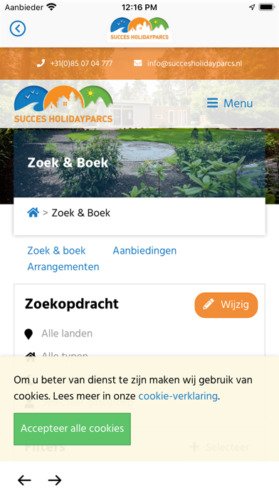 Succes Holidayparcs Screenshot
