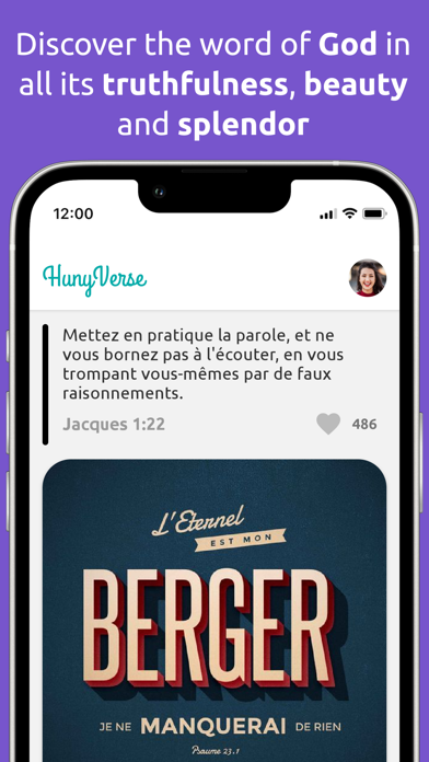 HunyVerse - Share Bible verses Screenshot