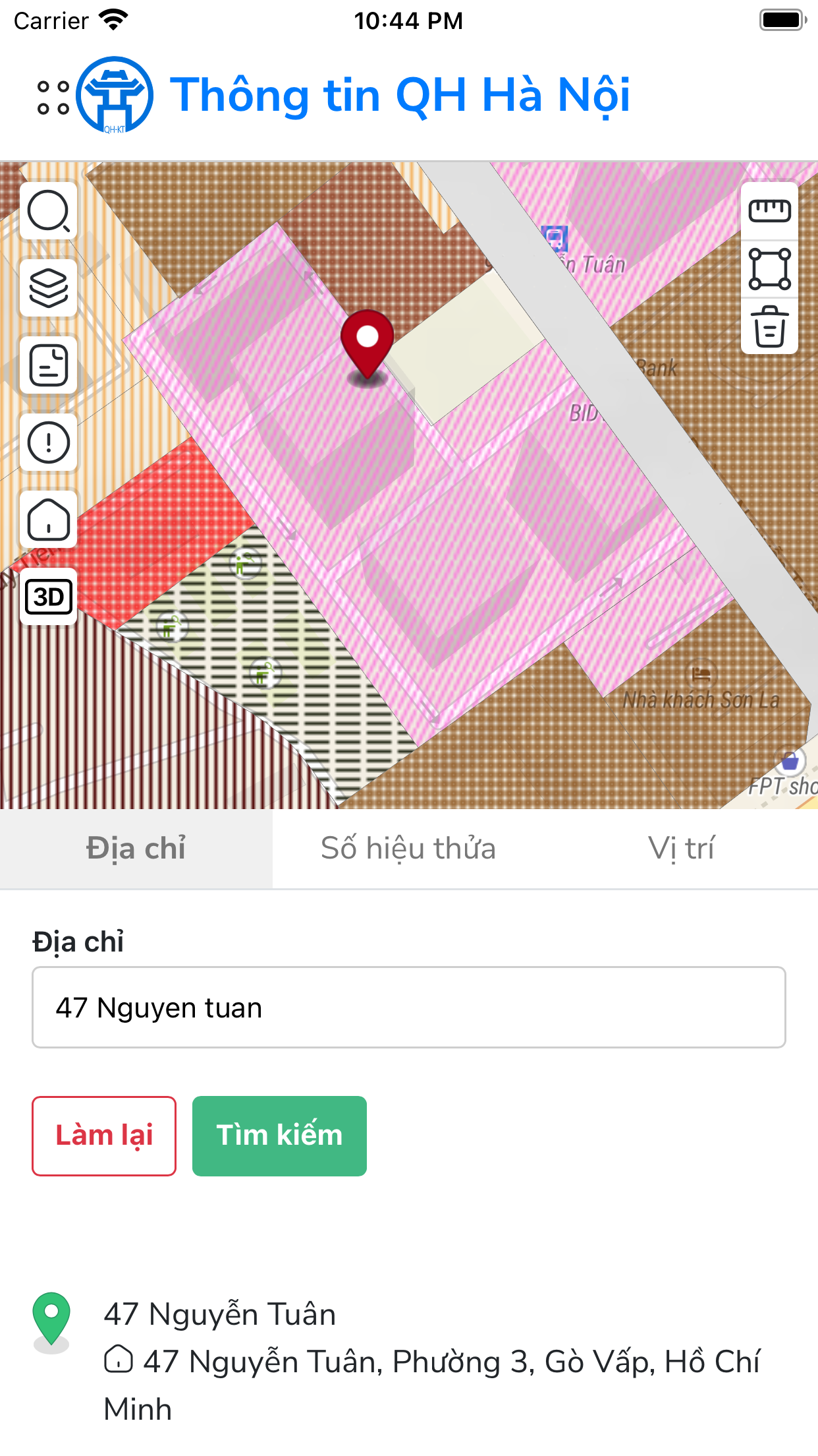 Thông tin quy hoạch