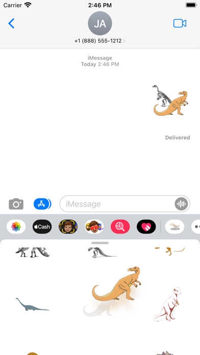 Screenshot #3 pour Autocollant  dinosaure