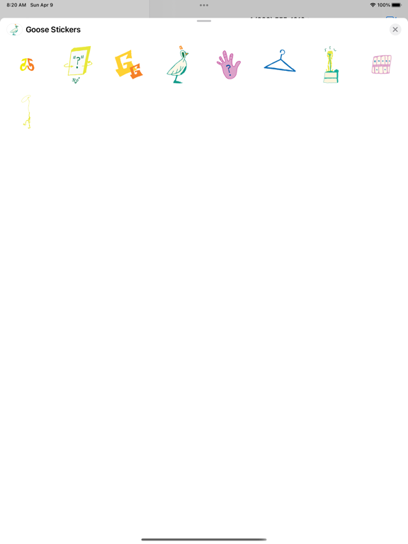 Screenshot #5 pour Goose Stickers