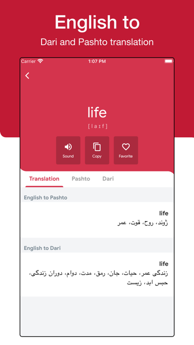 Qamoos Dictionary Screenshot