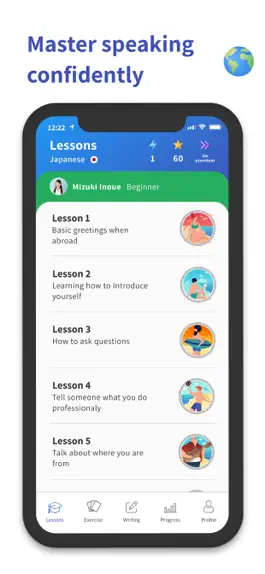 Game screenshot Kaizen Languages - AI Tutors apk